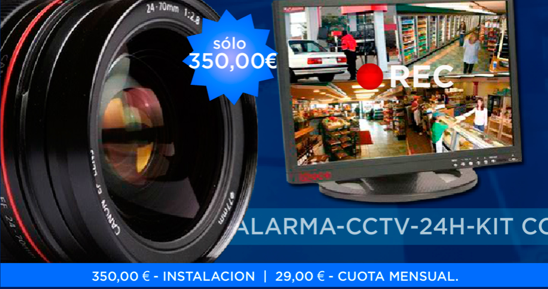 Kit Combo Alarma CCTV 24 horas